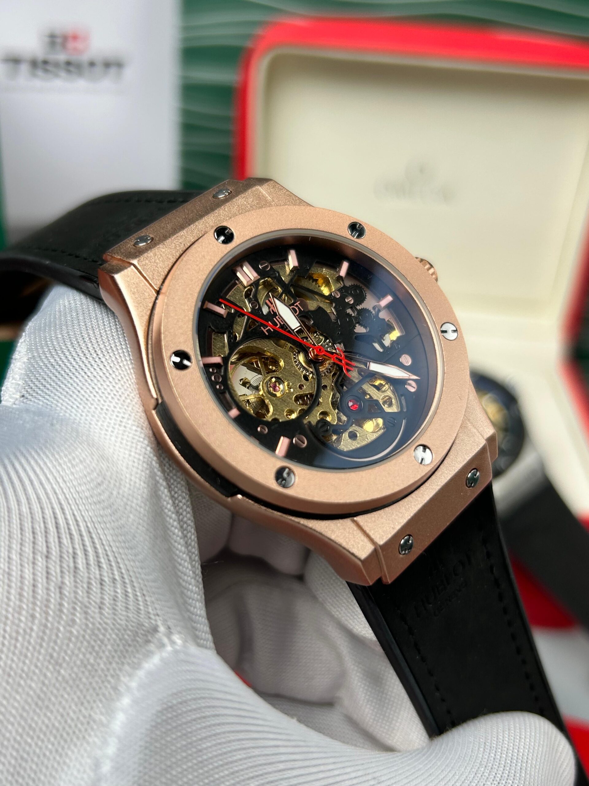 Hublot Automatic Movement Silicon belt Men's Watch - Image 2