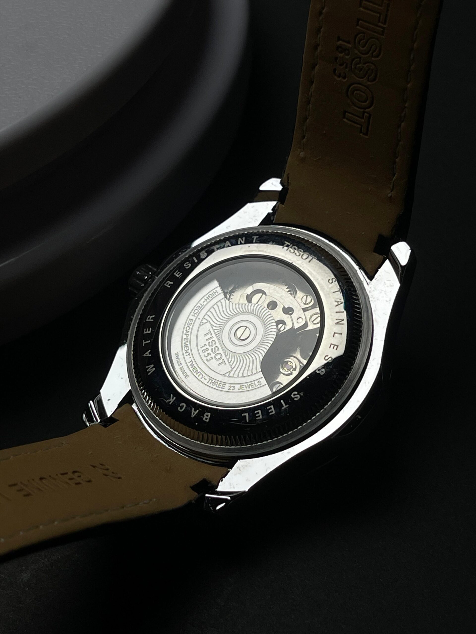 TISSOT Automatic Genuine Leather belt Men's Watch - Image 3