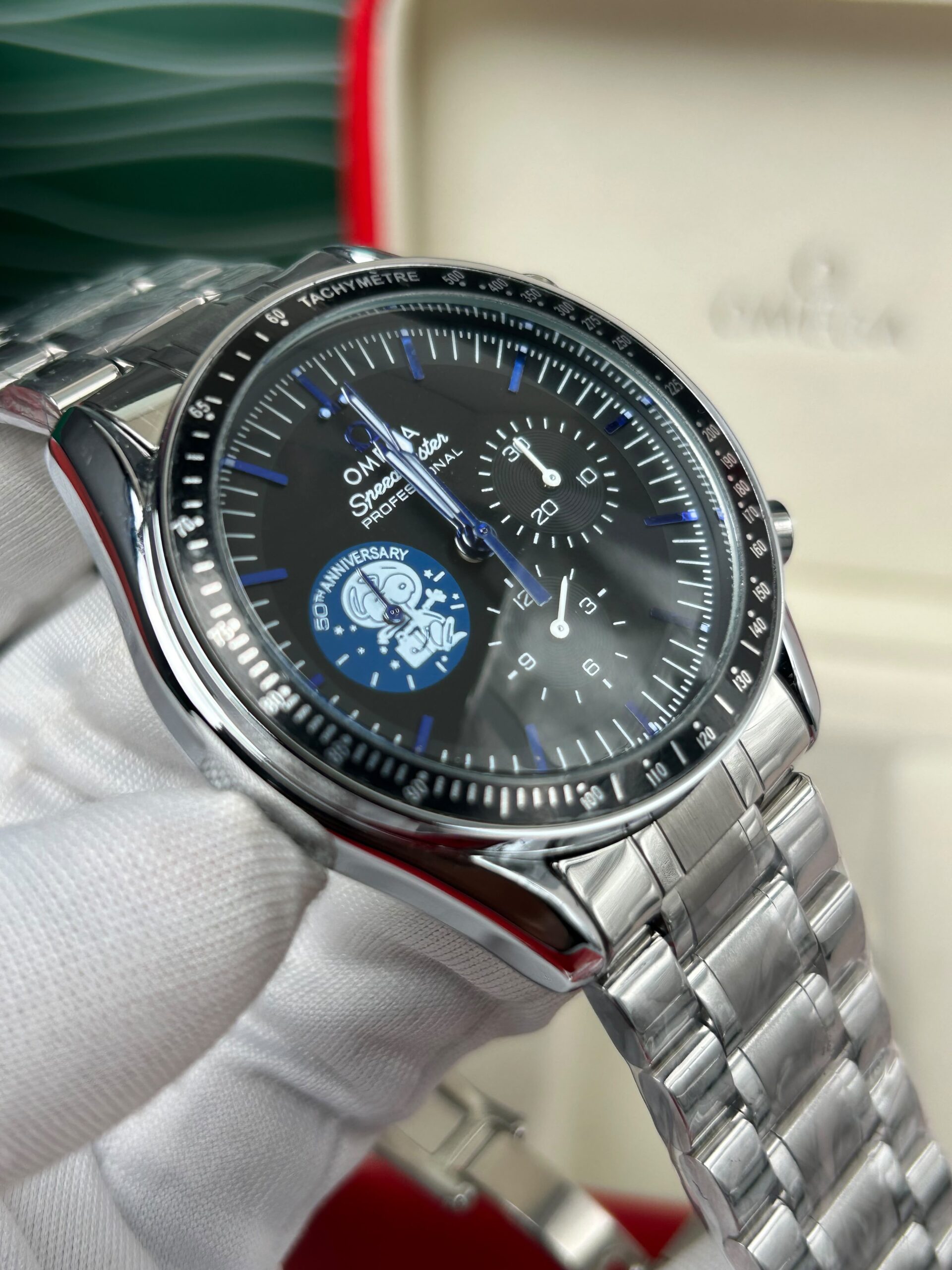 Omega Speedmaster "Silver Snoopy Award" 50th Anniversary Chronograph - Image 3